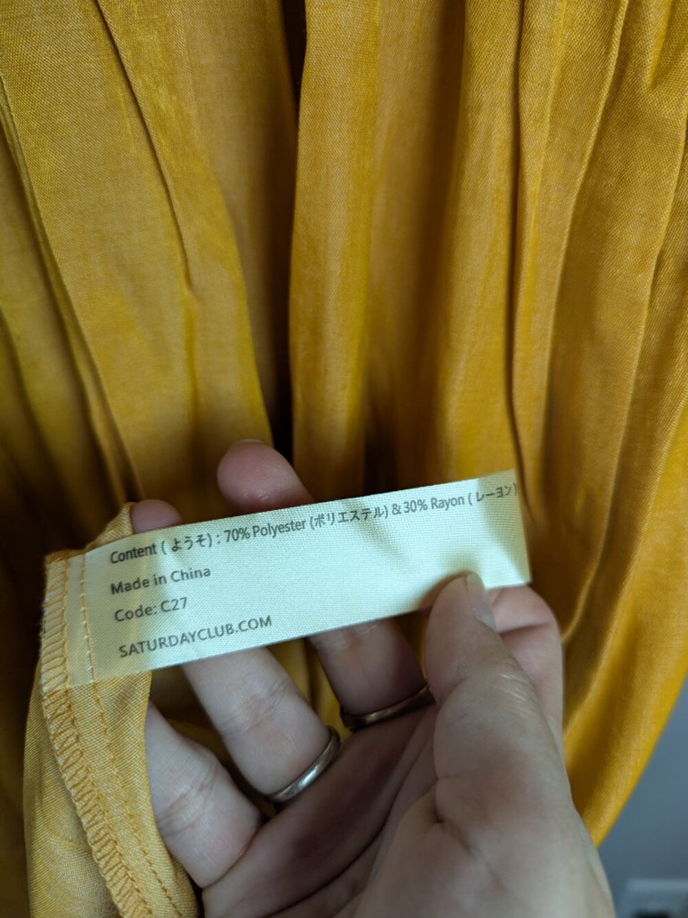 NWT Saturday Club Women's Size S Colourblock Maxi Dress Yellow/Purple - Picture 6 of 10